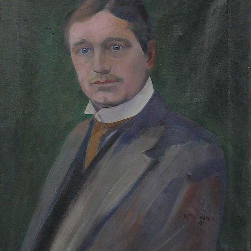 Null Breinlinger, Hans (Constance 1888 - 1963) ''Half Portrait of a Gentleman'';&hellip;