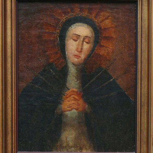 Null Anonymous (18th century) ''Mater Dolorosa''; with 6 swords in the heart; sy&hellip;