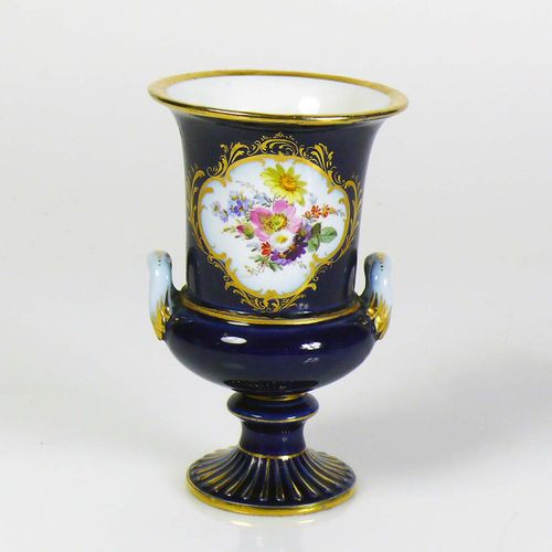 Null Vase (Meissen, 1860 - 1924) corps amphorique ; face avant avec réserve enca&hellip;