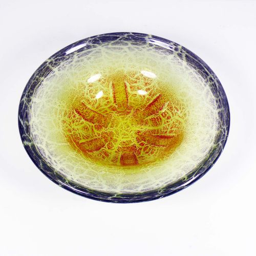 Null WMF Ikora bowl (around 1930) different coloured enamels; round form, D: 33,&hellip;