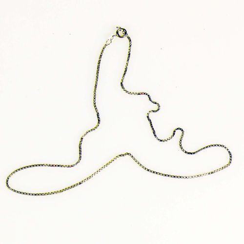 Null Necklace 14ct WG; 3,7g; L: 40 cm