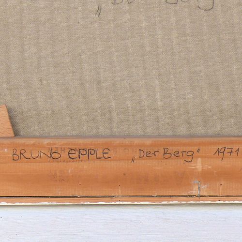 Null Epple, Bruno (1931 Rielasingen) ''La montagne'' ; au premier plan, un paysa&hellip;