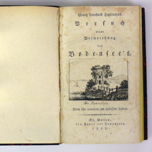 Null Versuch einer Beschreibung des Bodensee's di Georg Leonhard Hartmann; 2a ed&hellip;