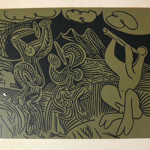 Null Pablo Picasso Linolschnitte Hatje-Verlag；Wilhelm Boeck的介绍；1962年版权；有45幅彩色插图和&hellip;