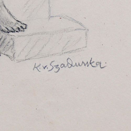 Null Szadurska, Kasia von (1876 Mosca - 1942 Meersburg/Überlingen) ''Nudo femmin&hellip;