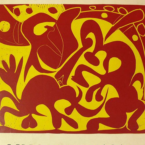 Null Pablo Picasso Linolschnitte Hatje-Verlag；Wilhelm Boeck的介绍；1962年版权；有45幅彩色插图和&hellip;