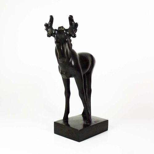 Null Mäntynen, Jussi (Helsinki 1886 - 1978) ''Young Elk'' ; de 1930 ; bronze, pa&hellip;
