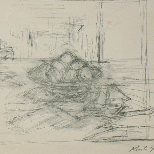 Null 
Giacometti, Alberto (1901 - 1966)

"Stillleben mit Obstschale"; Lithograph&hellip;