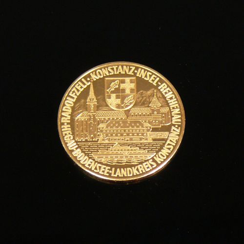 Null 
Medalla de oro
Condado del Lago de Constanza; Oro 900; D: 35 mm; 29,87g