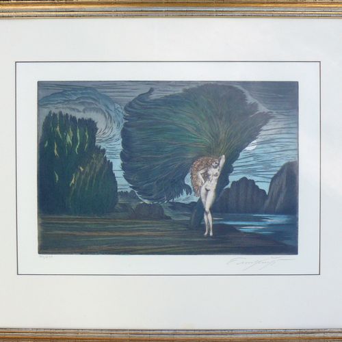 Null 
富克斯, 恩斯特(维也纳 1930 - 2015 维也纳)

"阿佛洛狄忒之树"；1980年的彩色蚀刻画；手印和编号202/250；34.5 x 4&hellip;