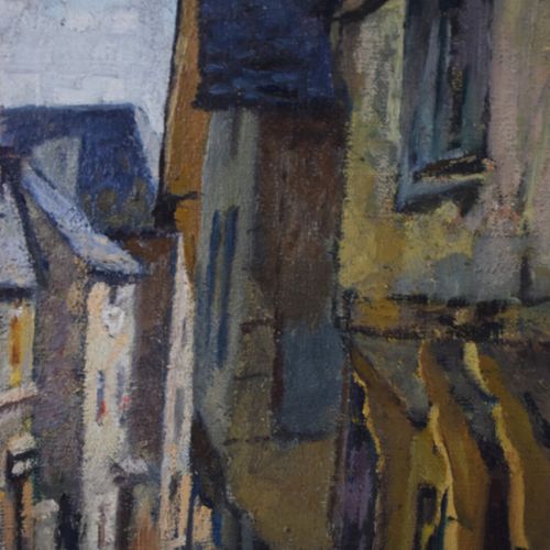 Null DABADIE Henri (1867-1949), attribué à

"Ruelle de village"

Huile sur toile&hellip;