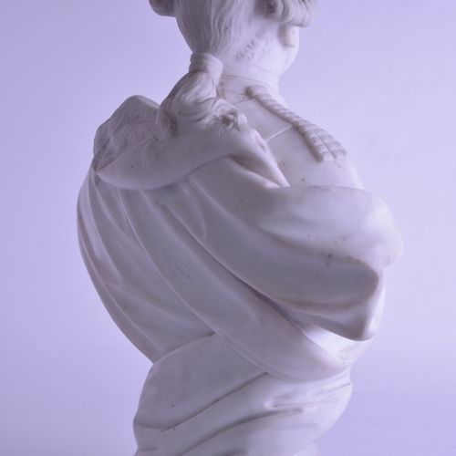 Null ECOLE FRANCAISE fin XIXème siècle 

"Louis XVI en buste"

Sculpture en marb&hellip;