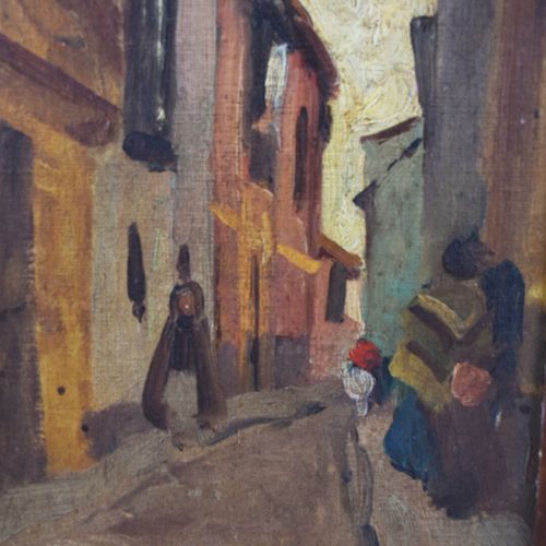 Null DABADIE Henri (1867-1949)

"Ruelle animée à Cordou"

Huile sur toile marouf&hellip;