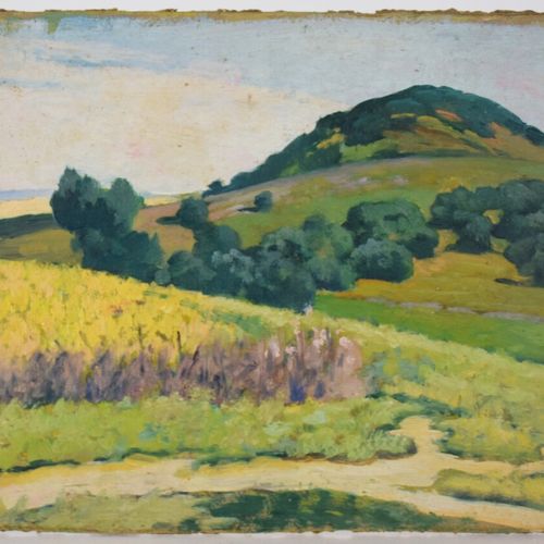 Null DABADIE Henri (1867-1949), attribué à

"Arbres fleuris dans la vallée", "Te&hellip;