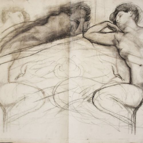 Null DABADIE Henri (1867-1949), attribué à

"Femme nue allongée", "Portrait de f&hellip;