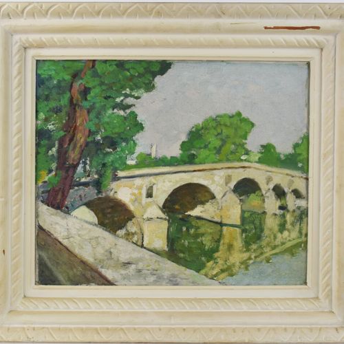 Null DABADIE Henri (1867-1949), attribué à

"Pont aux cinq arcades"

Huile sur t&hellip;