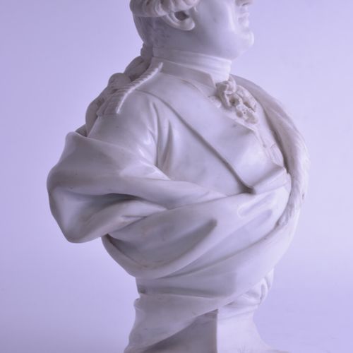 Null ECOLE FRANCAISE fin XIXème siècle 

"Louis XVI en buste"

Sculpture en marb&hellip;