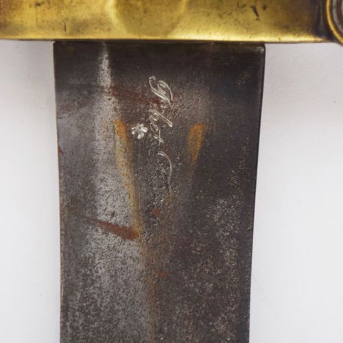 Null Glaive d'infanterie modèle 1833, fusées en bronze fondu, lames symétriques &hellip;