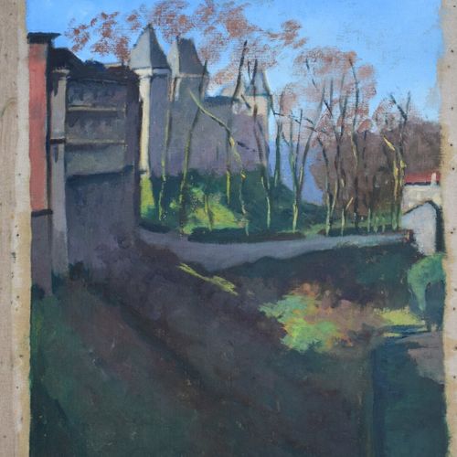 Null DABADIE Henri (1867-1949), attribué à

"Paysage", "Château au bord de la ri&hellip;