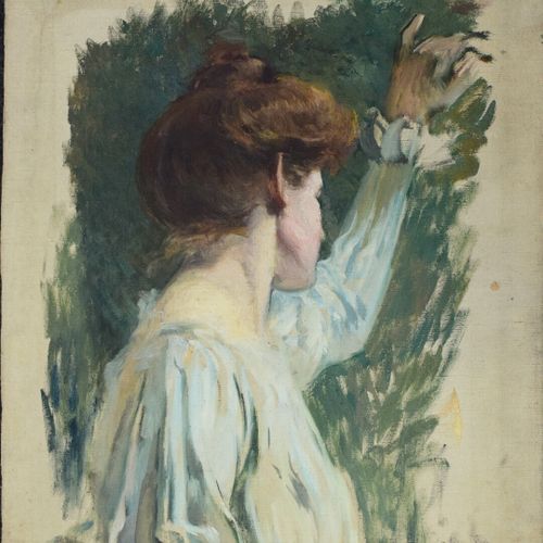 Null DABADIE Henri (1867-1949), attribué à

"Etude d'élégante aux cheveux noués &hellip;