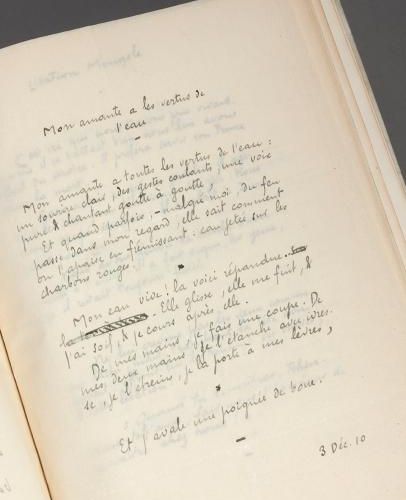 SEGALEN VICTOR (1878 1919) Stèles, manuscrit autographe, 1910 1911, 66 pages sur&hellip;