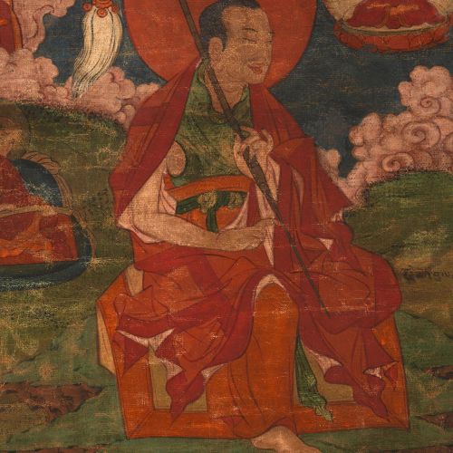 Thangka, Tibet (Chine), XVIIe-XIXe (Tanka - Thanka) Thangka a tempera su tela ra&hellip;