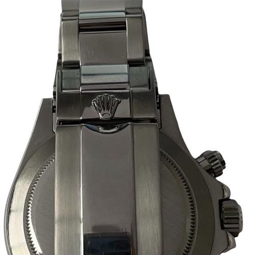 Rolex Daytona 劳力士手表，型号为 "Daytona 116520"。钢制表壳。白色表盘，无数字，白色刻度，72小时动力储备。 防水性能达30ATM&hellip;