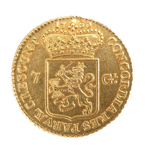 A Lot of 2 Gold Coins Incluye 1 moneda de oro de 7 florines de 1750 y 1 de 1760,&hellip;