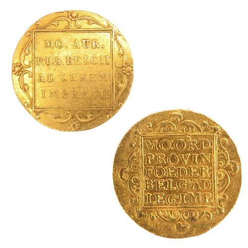 A Lot of 2 Gold Coins Comprenant 1 Ducat d'or 1803 et 1 Ducat d'or 1818, la plus&hellip;