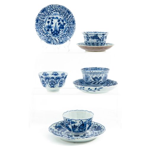 Null A Collection of Cups and Sacuers
Including 4 cups and 4 saucers in blue and&hellip;