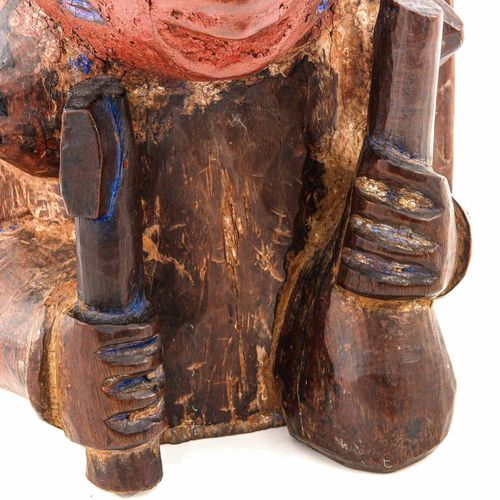 Null Chaise Shango nigériane
Avec des restes de polychromie, hauteur 36 cm, livr&hellip;