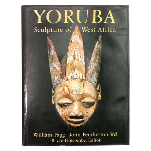 Null 一把尼日利亚的Shango椅
带有多色性的遗迹，高36厘米，包括书：约鲁巴人，西非的雕塑。