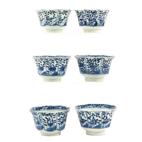 Null A Collection of 6 Cups and Saucers
Depicting flowers in garden, including K&hellip;