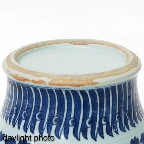 Null Vaso blu e bianco
Decoro floreale, periodo Jiaqing, altezza 19 cm.