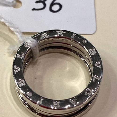 Null White gold ring, signed - BVLGARI - B. ZERO - n° AL 32 T - TDD / 50 - 10g