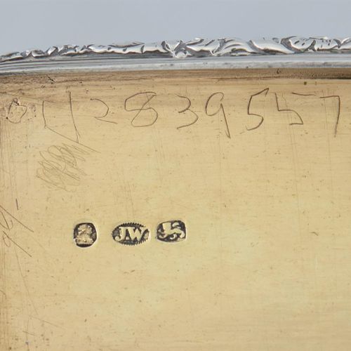 Null CAJA DE SENTIDO DE WILLIAM IV, Birmingham, c.1833, marca de Joseph Willmore&hellip;