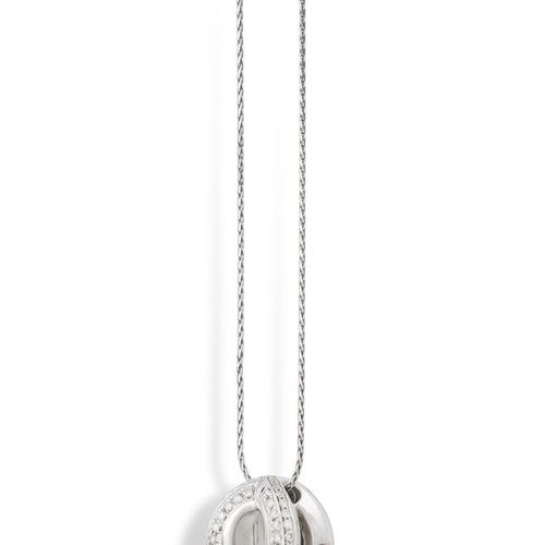 Null A DIAMOND PENDANT ON CHAIN BY CHIMENTO, the fine trace-link chain suspendin&hellip;