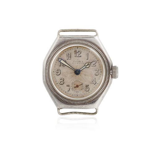 Null A STAINLESS STEEL 'OYSTER' WATCH BY ROLEX, CIRCA 1930, of manual wind movem&hellip;