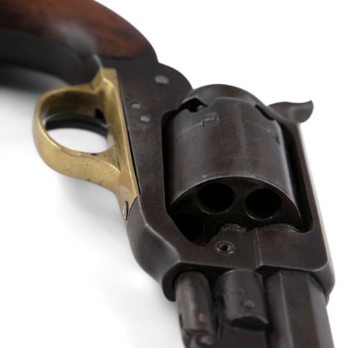 Null A 19TH CENTURY WHITNEY PERCUSSION 36 CALIBRE NAVY REVOLVER, 1860, octagonal&hellip;