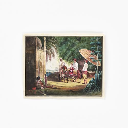 A SET OF 14 INDIAN COMPANY SCHOOL PAINTINGS UN SET DI 14 PITTURE DELLA SCUOLA IN&hellip;