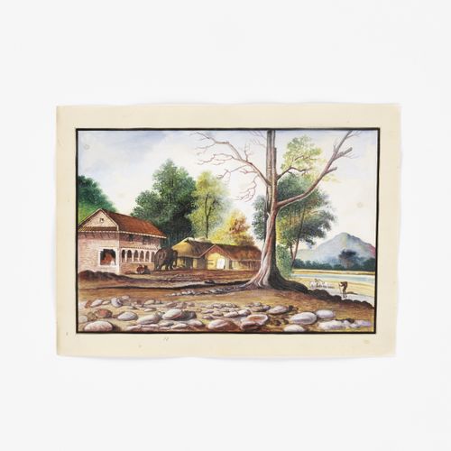 A SET OF 14 INDIAN COMPANY SCHOOL PAINTINGS EIN SET VON 14 INDIAN COMPANY SCHOOL&hellip;