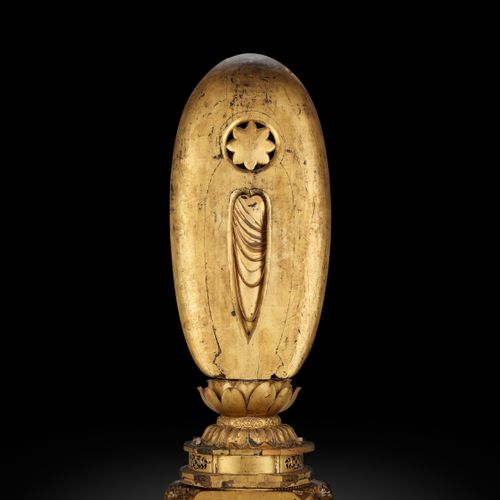 A MONUMENTAL AND IMPORTANT GILT WOOD STATUE OF AMIDA NYORAI 阿弥陀佛 NYORAI
日本，18世纪，&hellip;