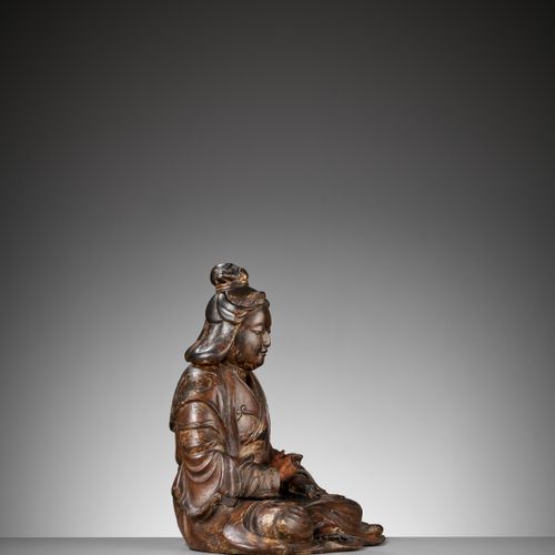 A LACQUERED WOOD FIGURE OF BENTEN A LACQUERED WOOD FIGURE OF BENTEN
Japan, 17th &hellip;