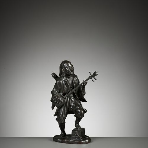 SEIYA: A BRONZE FIGURE OF A MUSICIAN PLAYING A SHAMISEN 世雅：弹奏三味线的音乐家铜像
作者：源流斋世雅，&hellip;