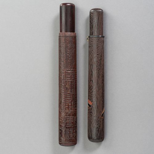 TWO FINE WOOD KISERUZUTSU TWO FINE WOOD KISERUZUTSU
Japan, 19th century

Both of&hellip;