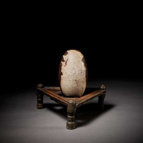 A LARGE AND MASSIVE 'COSMIC EGG', BRAHMANDA, INDIA, 19TH CENTURY A LARGE AND MAS&hellip;