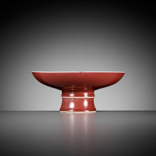 A COPPER-RED GLAZED TAZZA, YONGZHENG MARK AND PERIOD TAZZA IN RAME ROSSO, MARCHI&hellip;