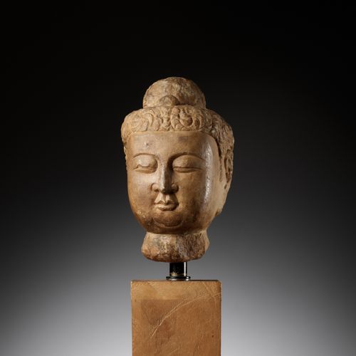A MARBLE HEAD OF BUDDHA, TANG DYNASTY A MARBLE HEAD OF BUDDHA, TANG DYNASTY
Chin&hellip;