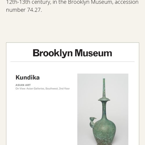 A BRONZE RITUAL WATER VESSEL, KUNDIKA, GORYEO DYNASTY 青铜礼器，Kundika，高丽王朝

韩国，12-1&hellip;
