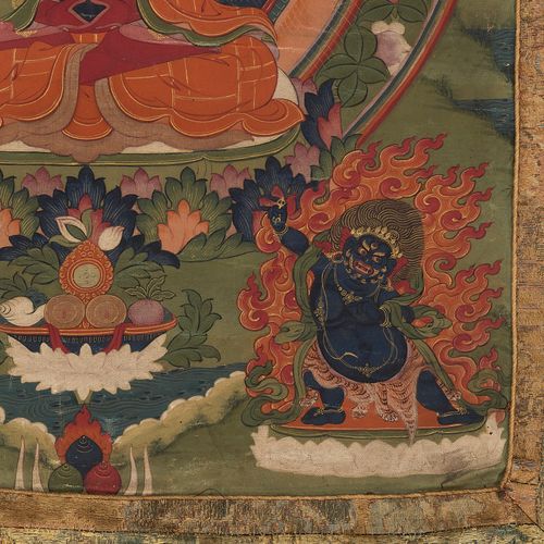 A THANGKA OF RED AMITHABA, TIBET, 18TH-19TH CENTURY A THANGKA OF RED AMITHABA, T&hellip;